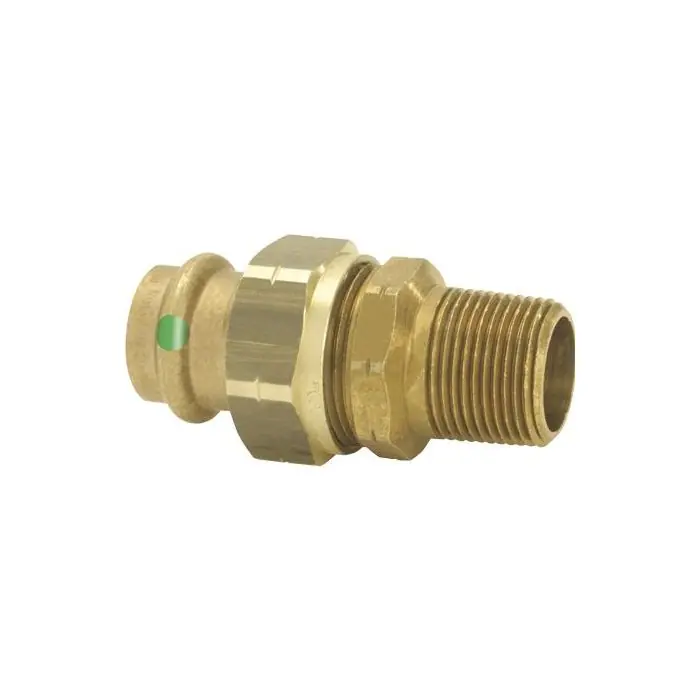 VIEGA 79730 ProPress Bronze Union, Lead-Free, Press x MPT, 1/2