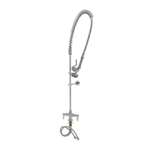 T & S B-0113-B EasyInstall Two-Handle Pre-Rinse Faucet Single Hole Base Replacement MPN 8837