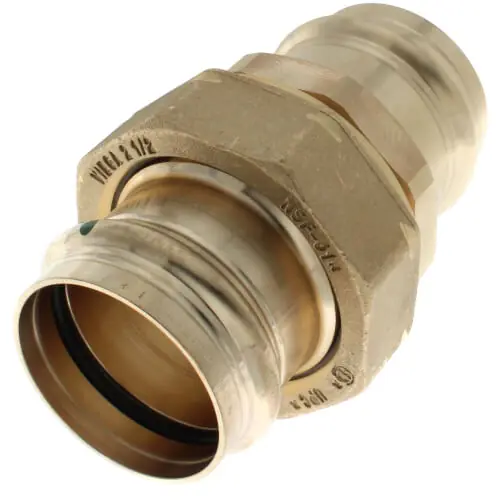 Viega 79150 ProPress Bronze Union, Lead-Free, Press x Press, 2