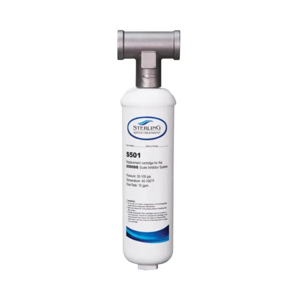 Franklin Water Treatment S500SS Scale Inhibitor System With Stainless Steel Tee 30-100 PSI Operating Range