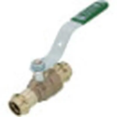 VIEGA PRO PRESS 79920 2971.1ZL Series ProPress Bronze Ball Valve With Metal Handle P x P 1/2 x 1/2