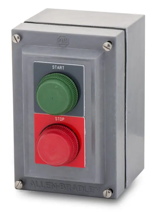 Allen-Bradley 800H2HA4R Push Button Station 30mm Green/Red