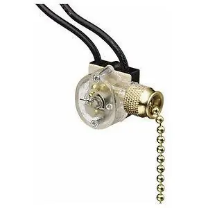 Ideal Industries 774031 Pull Chain Switch 125/250 VAC 2-Wire Circuit