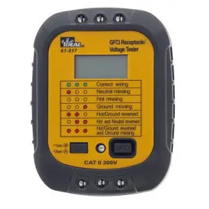 Ideal Industries 61-517 GFCI Receptacle Tester 120 VAC