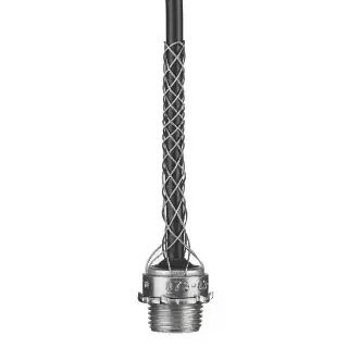 Hubbell Wiring Device-Kellems 073031209A HWD Dust-Tight Standard Wide Range Strain Relief Support Grip with Galvanized Steel Mesh