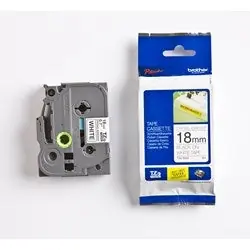 Brother TZES241 Black on White Strong Tape 18 mm