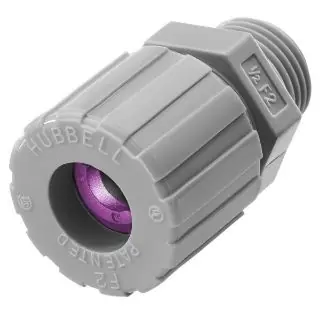Hubbell Wiring Device-Kellems SHC1042CR Wiring Device-Kellems Form 4 Standard Duty Straight Cord Connector 1 in Wire Connectors