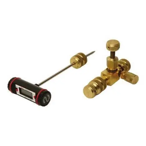 C&D Valve CD3970 Superheat Kit w/ Core Removal Tool and Superheat Thermometer