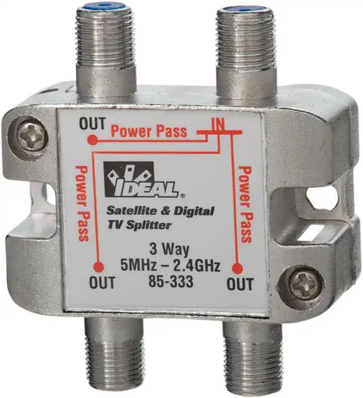 Ideal Industries 85-333 3 Way 5Mhz 2.4Ghz Splitter