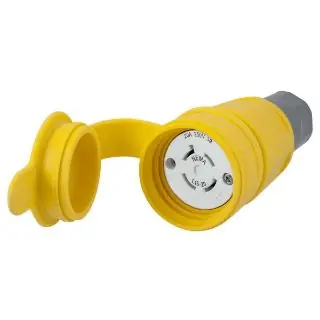 Hubbell Wiring Device-Kellems HBL27W75 Twist-Lock 3-Phase Isolated Grounding Watertight Connector