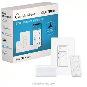 Caseta P-BDG-PKG1W Lutron Caseta Dimmer Starter Kit