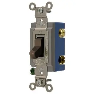 Wiring Device-Kellems HBL1203 HWD 15A 120 to 277 VAC Extra Heavy Duty Standard AC Toggle Switch