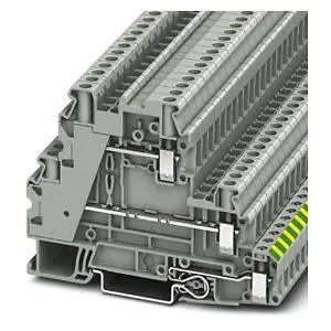 Phoenix Contact 3214360 Ground Terminal Block Screw Connection 500V 30A 26-10 AWG 6.2mm W