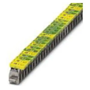 Phoenix Contact 0423027 Terminal Blocks 300 (Nominal) V 76 (Nominal) A 16 to 6 AWG 9.8 mm W 1 Pc. 23.4 mm Green Yellow