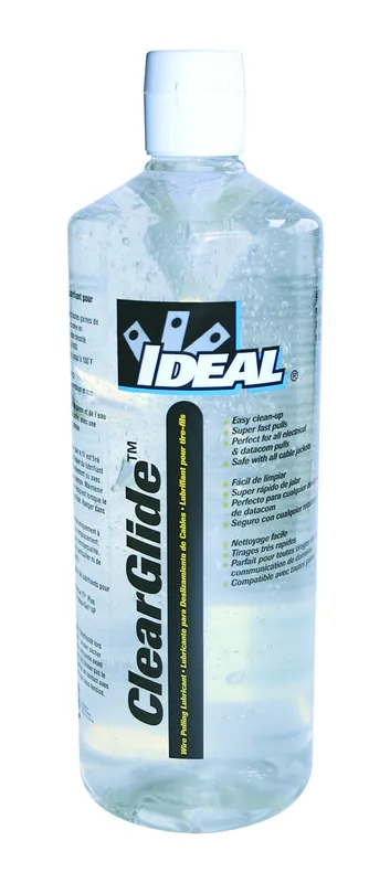 Ideal Industries 31-388 Clearglide Wire Pulling Lubricant 1 Quart Squeeze Bottle