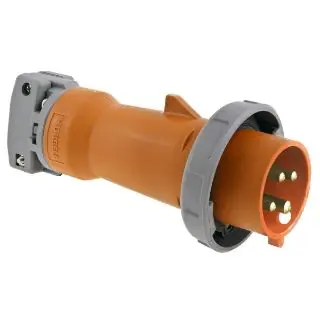 Hubbell Wiring Device-Kellems HBL460P12W Heavy Duty Male Non-Fusible Standard Watertight Pin and Sleeve Plug
