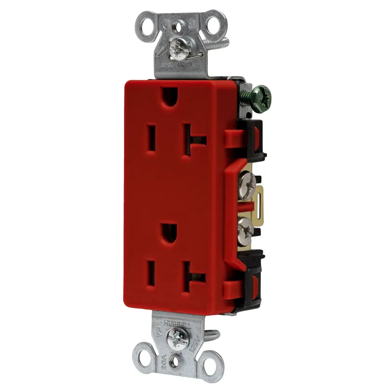 Hubbell Wiring Device-Kellems DR20R COMM GRD 20A 125V Receptacle 5-20R