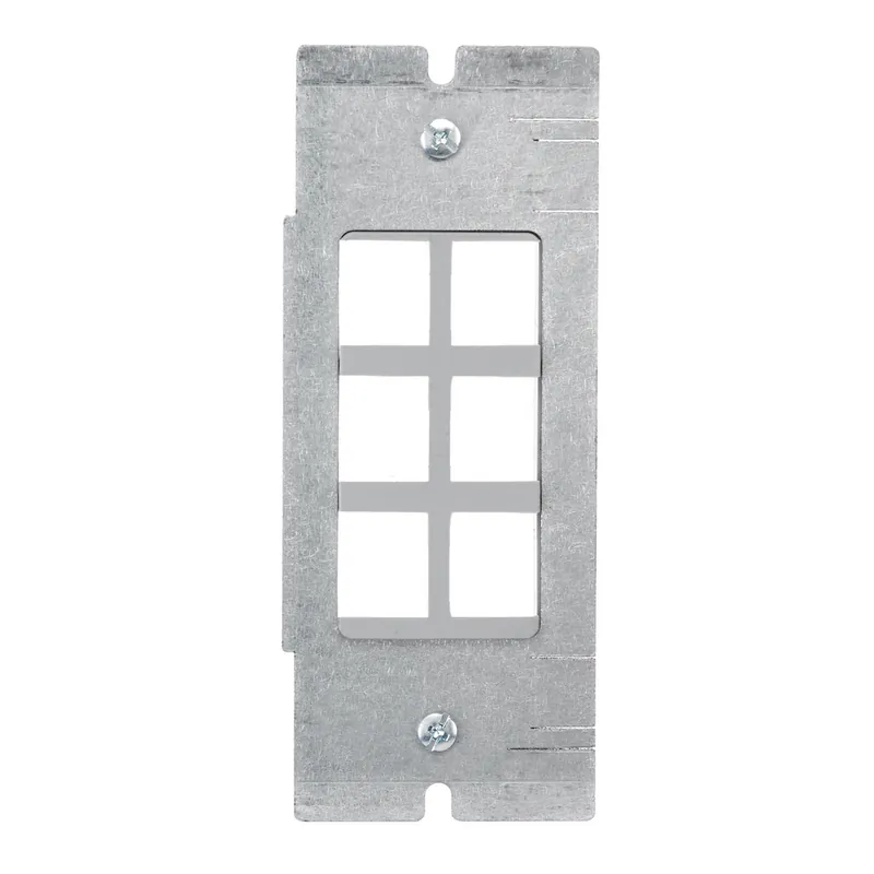 Hubbell FBMP6KS Mounting Plate - HBL 6-Port Keystone