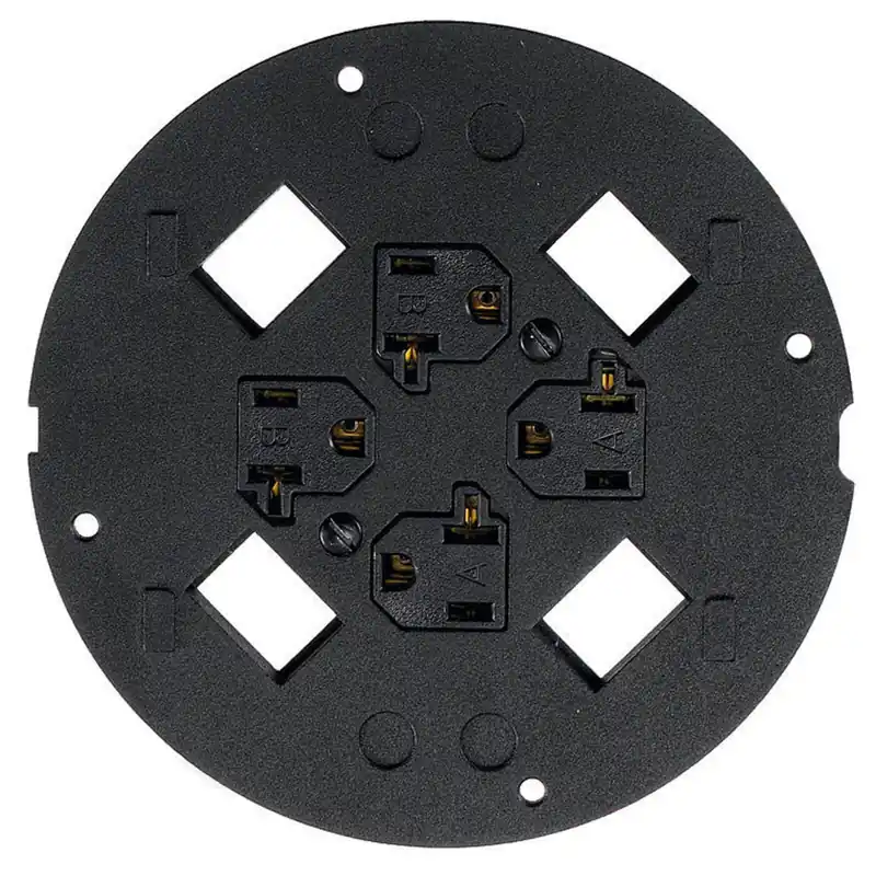Hubbell Wiring Device-Kellems S1SP4X4 Floor Box Subplate Power (Quantity) Replacement MPN