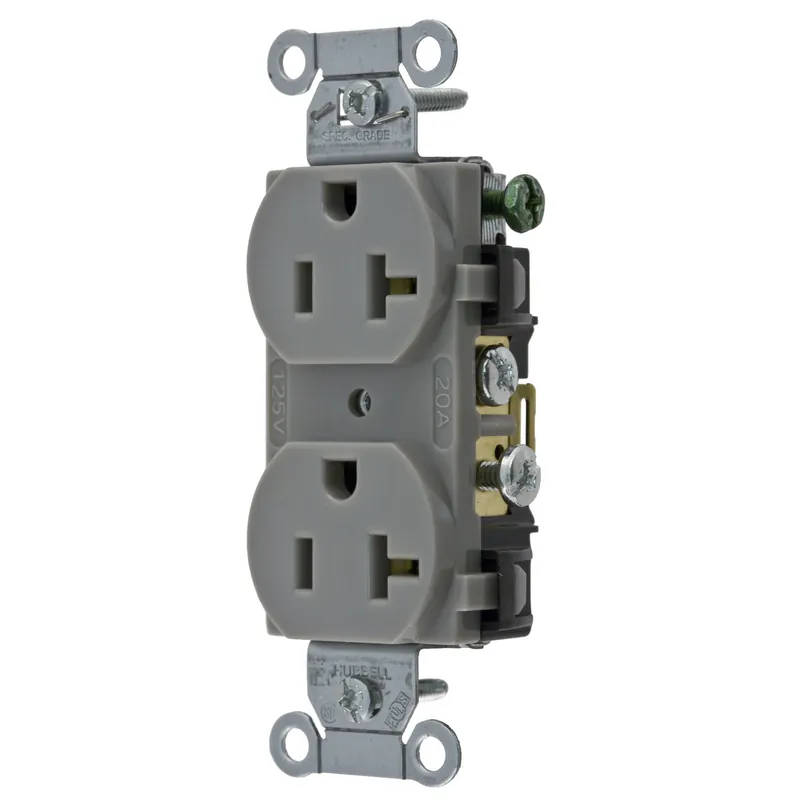 Cooper Wiring Devices CR20GYBU 20A 125V DPLX RCPT
