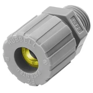 Hubbell wiring device-shc1041cr cord connector, form 4 standard straight, 1 in trade