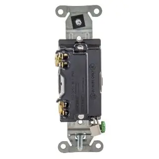 Wiring Device-Kellems CSB120W Toggle Switch 120 to 277 VAC 20 A
