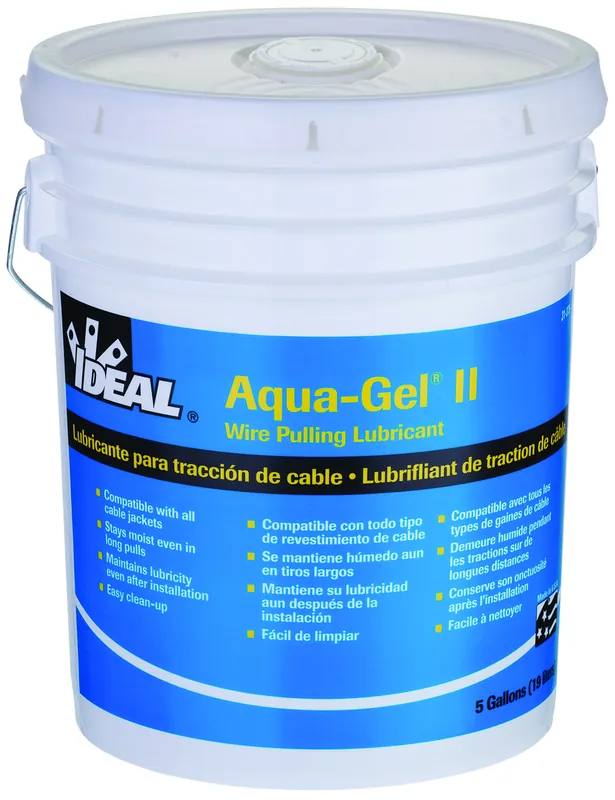Ideal Industries 31-375 Aqua-Gel II Cable Pulling Lubricant 5-Gallon Bucket