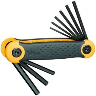 Ideal Industries 35-146 9 Blade Hex Key Set 5/64 - 1/4 Inch