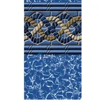 Swimline LI2754MGU 27' Round Mystri Gold Unibead AG Liner 54 Wall