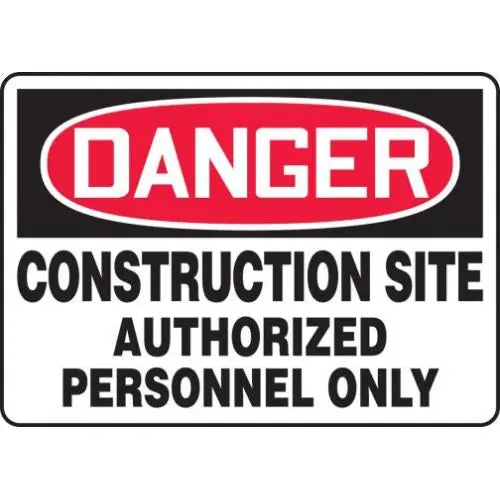 Accuform MADM003VP Sign - Vertical - Safety