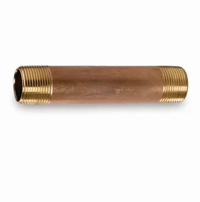 Everflow NPBR1112 1-1/4 x 12 Brass Nipple