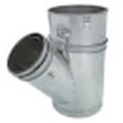 Hart & Cooley 19506 B-Vent Wye 4 x 4 x 4 Steel / Aluminum Fixed RYF Model