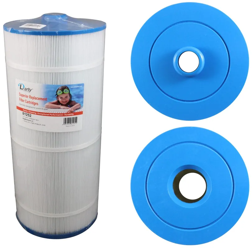 Darlly Filtration 81252 Cart 125sqft 1-1/2S t 2-1/2bvld edge b 8-7/16od 19L 3oz