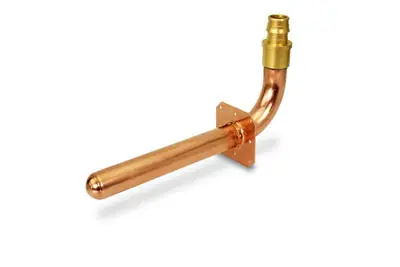 Everflow FSO-12F8 1/2 X 3-1/2 X 8 F1960 PEX STUB OUT ELBOW W/ WALL FLANGE