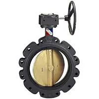 NIBCO INC NLGL15T LD10005 14 LUG/EPDM/ALUM BRZ W/GEAR OP