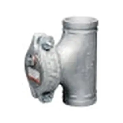 Victaulic C050730PEB FireLock Style 730 5 in Grooved Ductile Iron Straight Tee