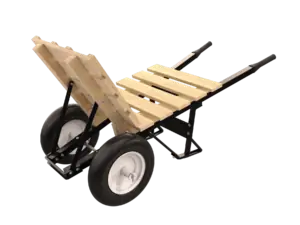 Bon Pro Plus 28-915 Brick & Tile Barrow - Double Ribbed Tire Steel Handle