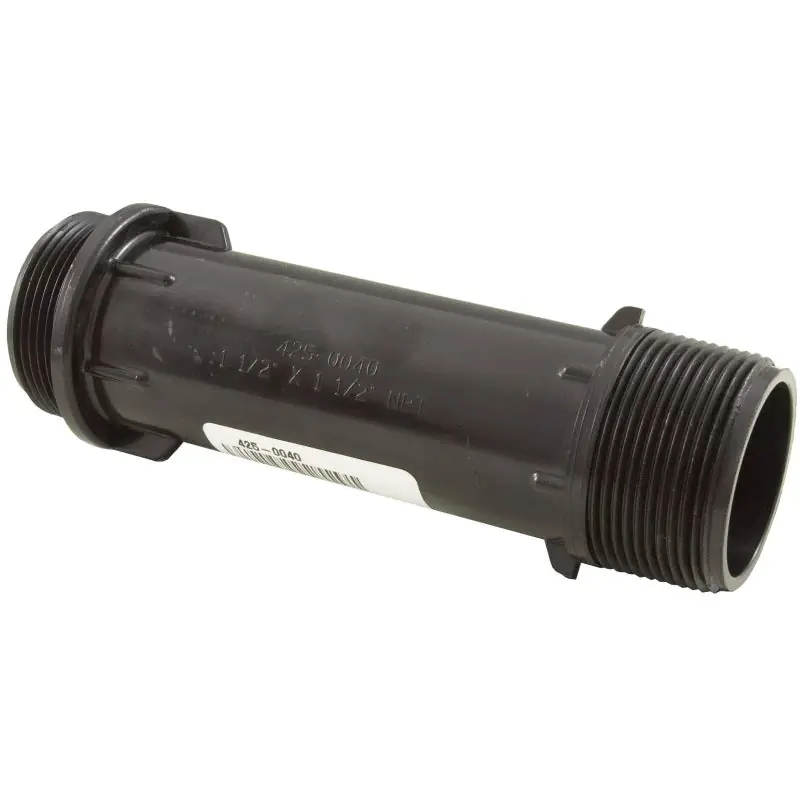 Waterway Plastics 425-0040 Chlorinator Fitting 1 1/2Mpt X 1 1/2Mpt