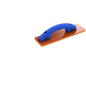 Bon 22-221 Resin Float - Square End 12 x 3 1/2 Comfort Wave Handle