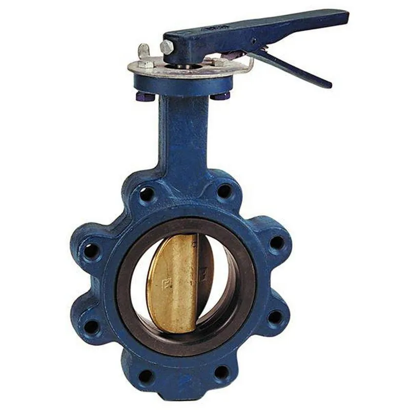 NIBCO NLJ300L N200235 Series 8 in. Cast Iron EPDM Locking Lever Handle Butterfly Valve