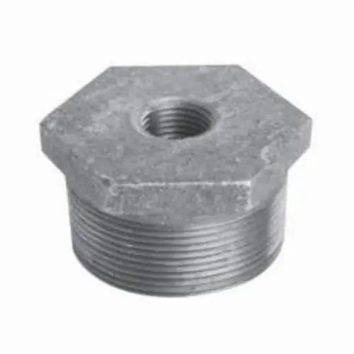 WARD 3X2D.BB Black Cast Iron Bushing, Hexagon, 3 x 2 1/2