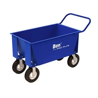 Bon Pro Plus 11-682 Forklift Mortar Buggies - 6.5 CU FT With 10 Pneumatic Tires