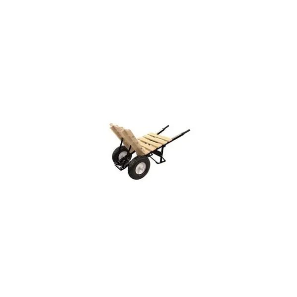 Bon Pro Plus 28-913 Brick & Tile Barrow - Double Knobby Tire Steel Handle