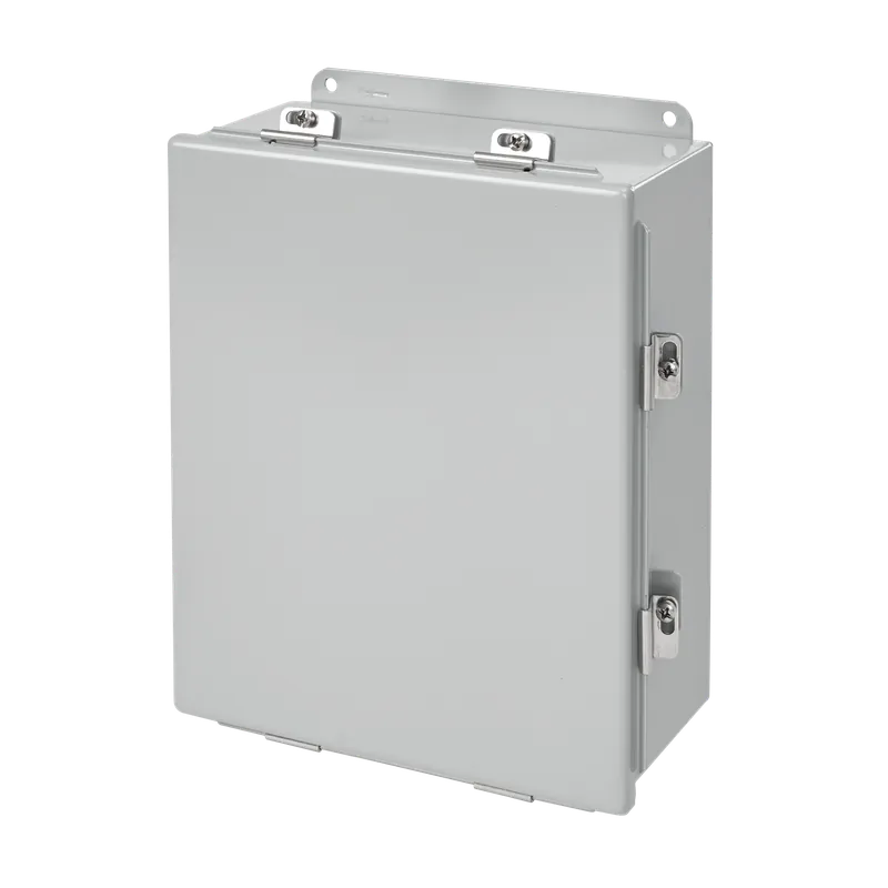 nVent A1210CHNF HOF NEMA-4 BOX HINGED COVER 12X10X5 STEEL