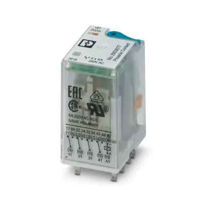 Phoenix Contact 2903677 Plug-in Industrial Relay Power 24 V DC
