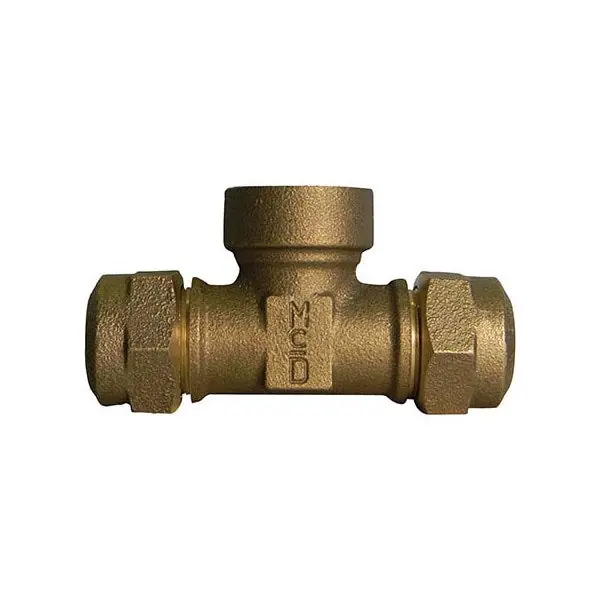 A Y McDonald 5120-388 74764Q 3/4 TEE CTS X CTS X FNPT - NL