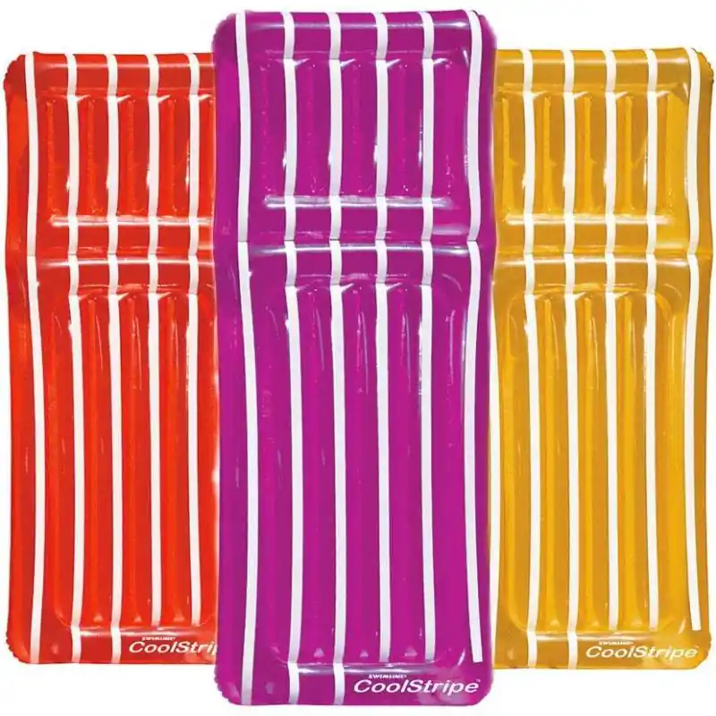 Swimline 90605 Cool Stripe Mattress Pool Float