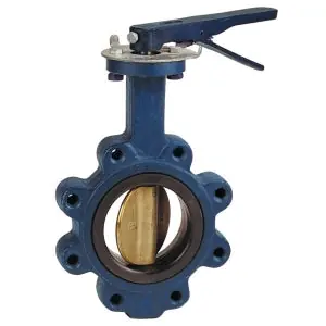 NIBCO NLJ310K N-200-235-GO Lug Style International Butterfly Valve 6 in Nominal
