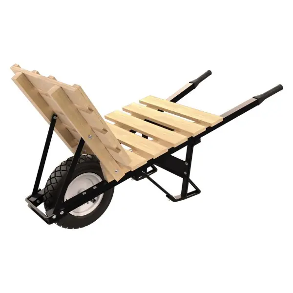 Bon Pro Plus 28-916 Brick & Tile Barrow - Single Flatfree Tire Steel Handle