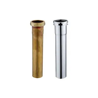 Everflow 52412 1-1/2 x 12 CP 17 GA Brass Slip Joint Extension Tube